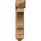 Ekena Millwork Balboa Arts and Crafts Smooth Bracket w/ Offset Brace, Western Red Cedar, 7 1/2"W x 34"D x 34"H BKT0806X34X34BOA03SWR - alternate 3
